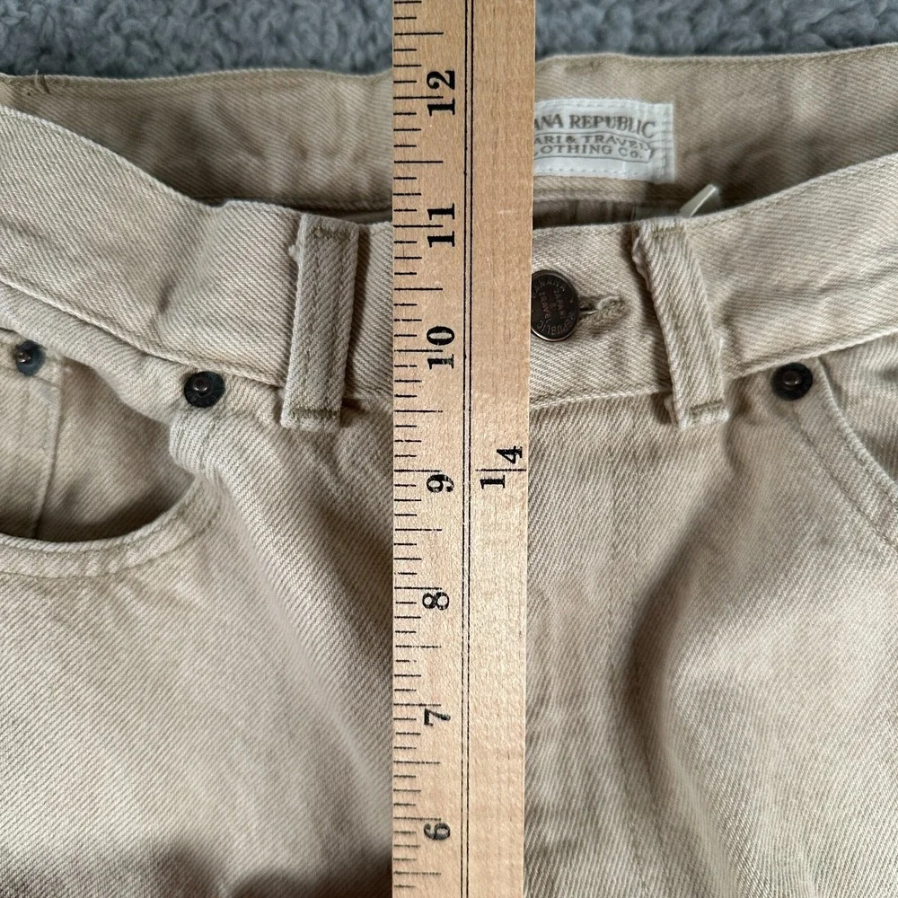 Vtg Banana Republic Safari and Travel Jeans Mens 32x34(31x34 Fit)‎ Made In USA